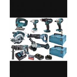 Набір з восьми інструментів Makita