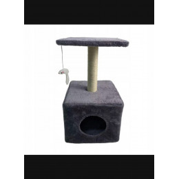 Будиночок кігтеточка для кота дряпка для кішки 31x31x56 см