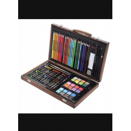 Набір для творчості WORISON Deluxe у дерев`яній коробці 80 предметів