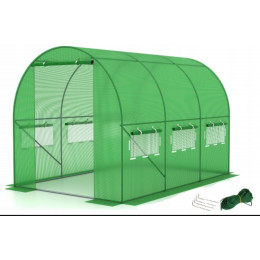 Теплиця парник 3х2 м для городу Funfit Garden 6 м2 теплиці з трьохшаровою армованою плівкою