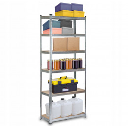 СТЕЛАЖ ДЛЯ ЗБЕРІГАННЯ 222х90х40 МЕТАЛ 6 полиць 900кг