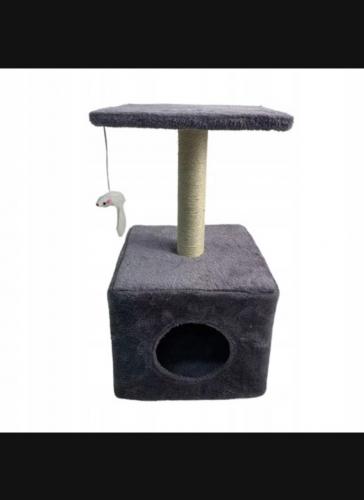 Будиночок кігтеточка для кота дряпка для кішки 31x31x56 см