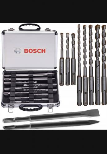 Бури та зубила по бетону SDS-Plus Bosch в кейсі набір 11шт.