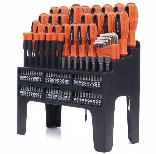 Набір викруток і біт 122 ел. Kraft & Dele KD10958