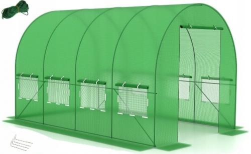 Теплиця садова парник для городу з вікнами 9кв