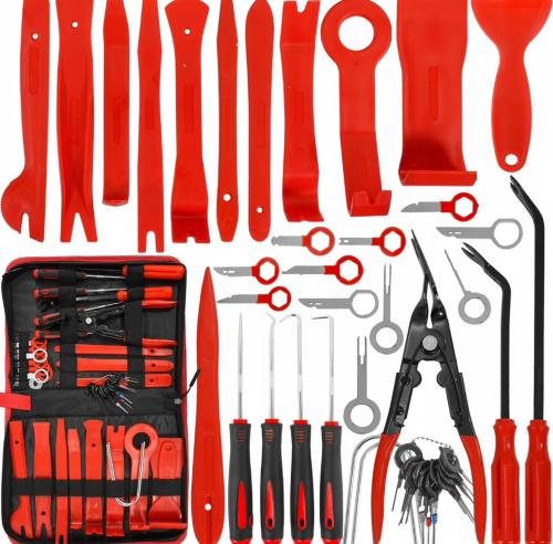 VERKE V86292 НАБІР ЗНІМАЧІВ ДЛЯ ЗНЯТТЯ ОББИВКИ ЩИПЦІ КЛИПС