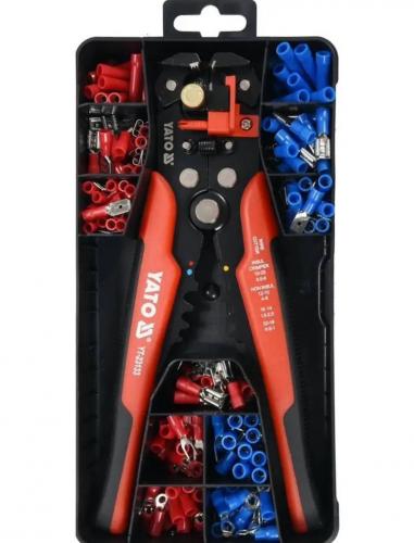 Набір ізольованих наконечників з багатофункціональним знімачом ізоляції 191 од. YATO YT-23133